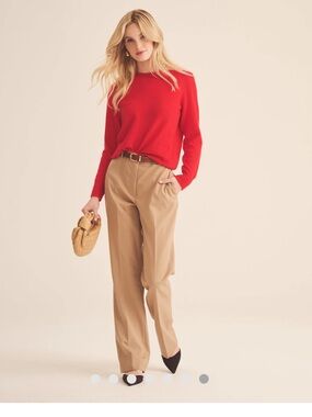 The Original Cashmere Sweater Women's naadam $105 L spring red tomato casual